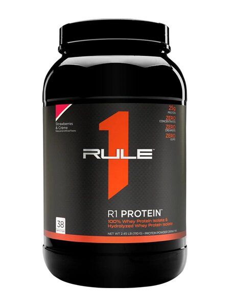 R1 Protein, Strawberries & Creme - 1110 grams - Rule One