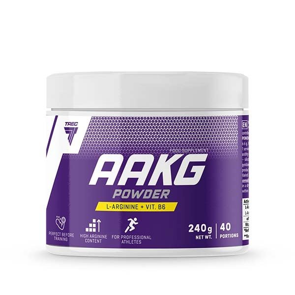 AAKG Powder, Lemon - 240 grams - Trec Nutrition