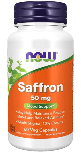 Saffron, 50mg - 60 vcaps - NOW Foods