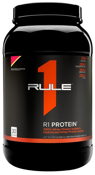 R1 Protein, Strawberry Banana - 930 grams - Rule One
