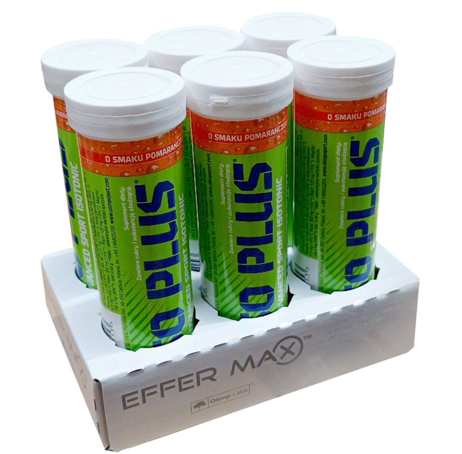 Iso Plus Effervescent, Orange - 6 x 10 tabs - Olimp Nutrition