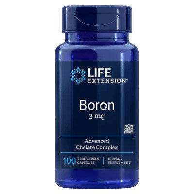Boron, 3mg - 100 vcaps - Life Extension
