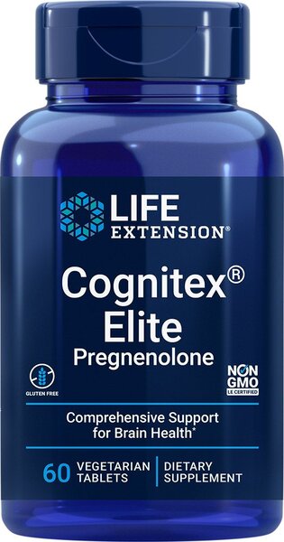 Cognitex Elite Pregnenolone - 60 vegeterian tabs - Life Extension