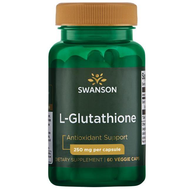 L-Glutathione, 250mg - 60 vcaps - Swanson