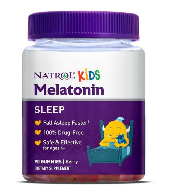 Kids Melatonin, Berry - 90 gummies - Natrol