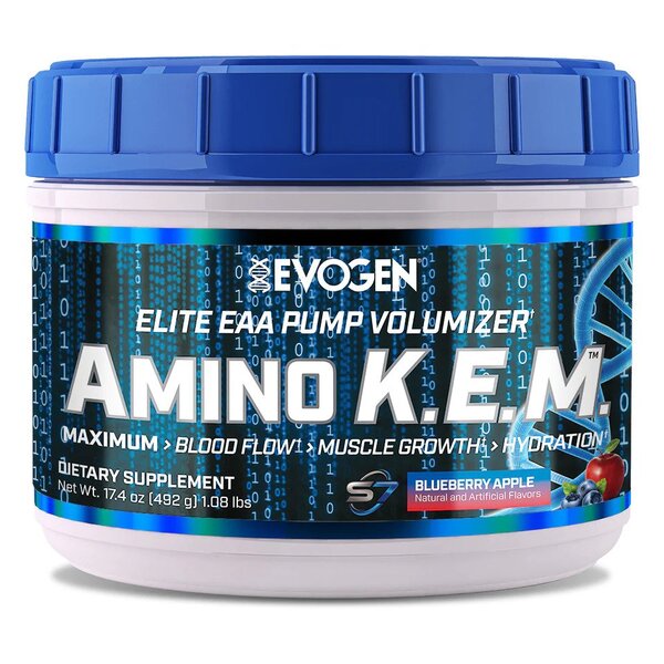 Amino K.E.M. EAA, Blueberry Apple - 492 grams - Evogen