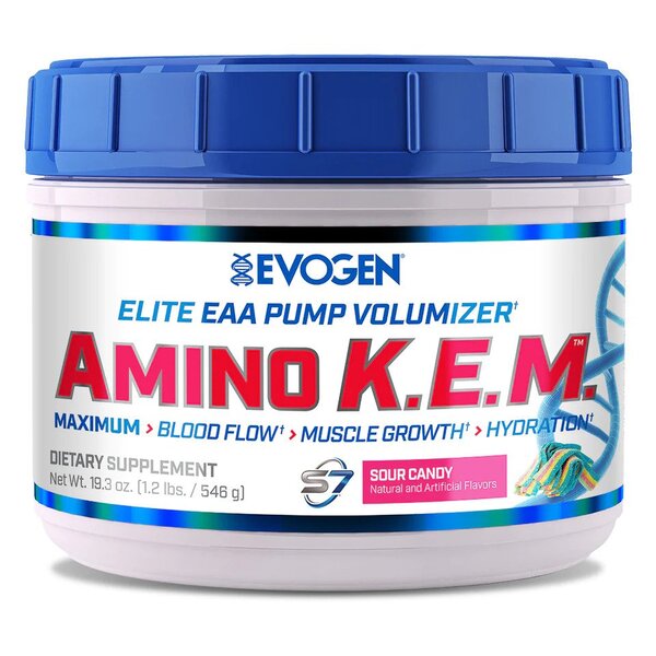 Amino K.E.M. EAA, Sour Candy - 546 grams - Evogen