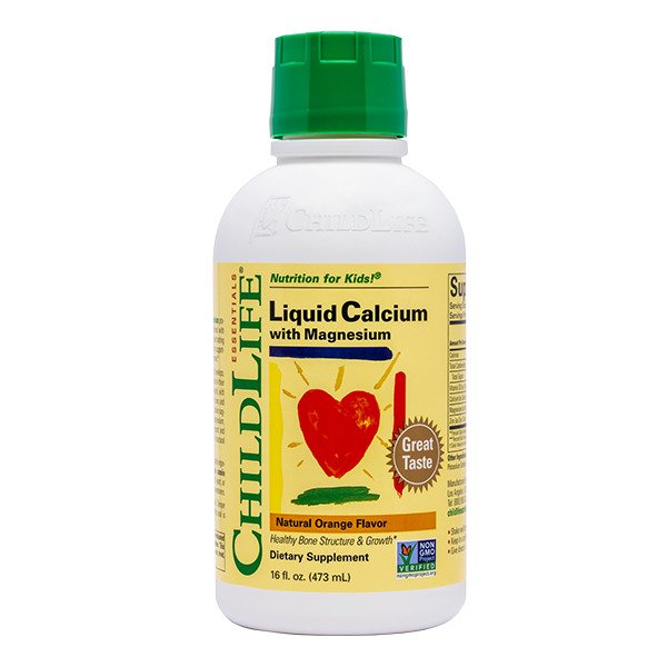 Liquid Calcium with Magnesium, Natural Orange - 473 ml. - Child Life
