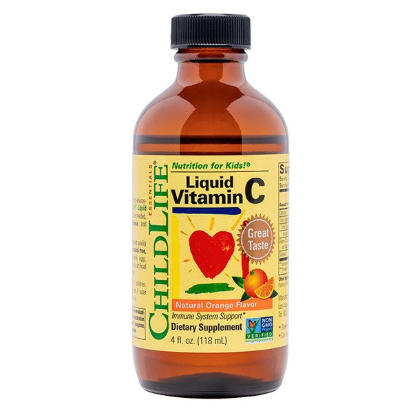 Liquid Vitamin C, Natural Orange - 118 ml. - Child Life