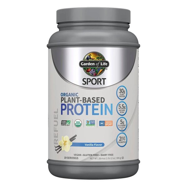 Sport Plant-Based Protein, Vanilla - 806 grams - Garden of Life