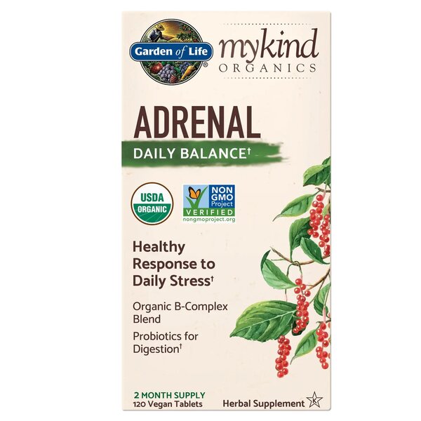 Mykind Adrenal Daily Balance - 120 vegan tablets - Garden of Life