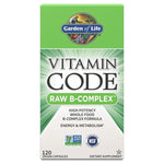 Vitamin Code Raw B-Complex - 120 vegan caps - Garden of Life