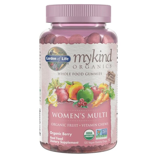 Mykind Women's Multi Gummies, Berry - 120 vegan gummy drops - Garden of Life