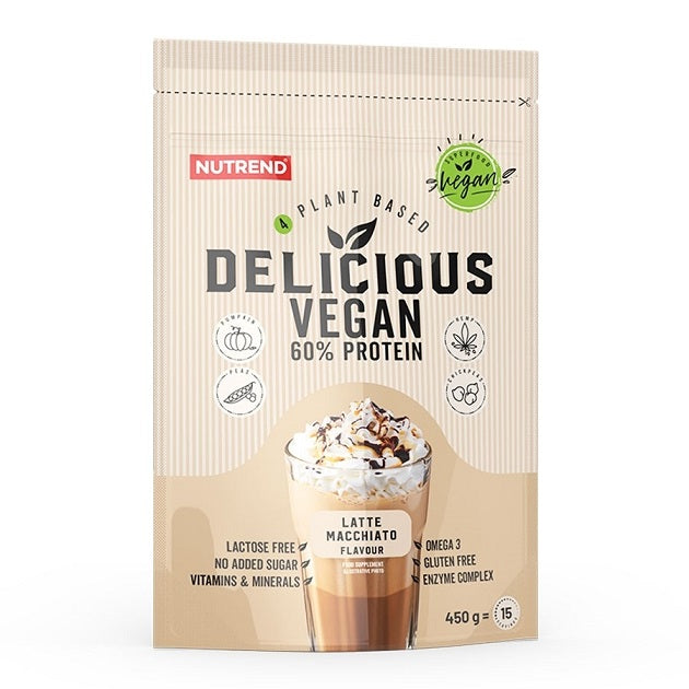 Delicious Vegan, Latte Macchiato - 450 grams - Nutrend