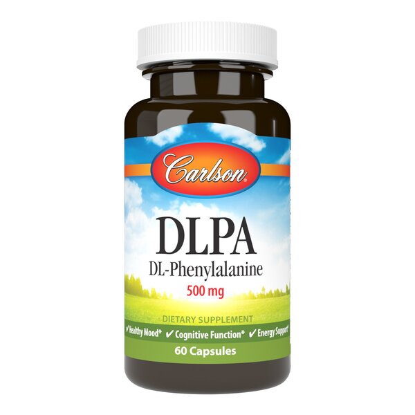 DLPA, 500mg - 60 caps - Carlson Labs