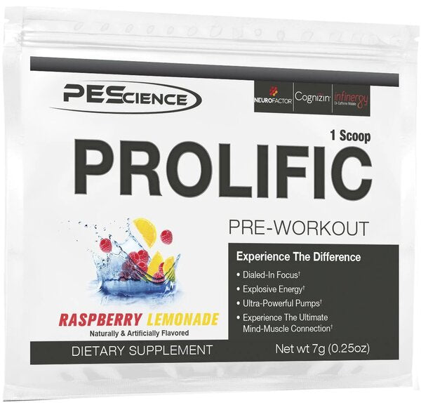 Prolific, Raspberry Lemonade - 7 grams (1 serving) - PEScience