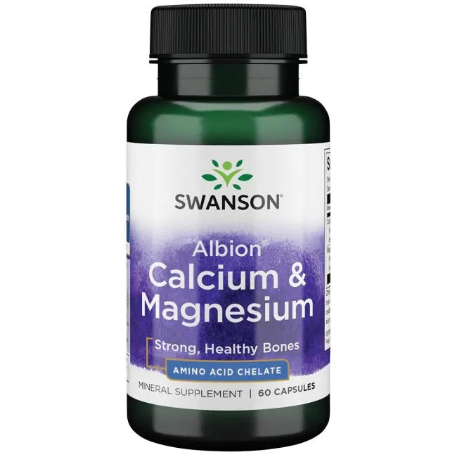 Albion Calcium & Magnesium - 60 caps - Swanson