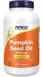 Pumpkin Seed Oil, 1000mg - 200 softgels - NOW Foods