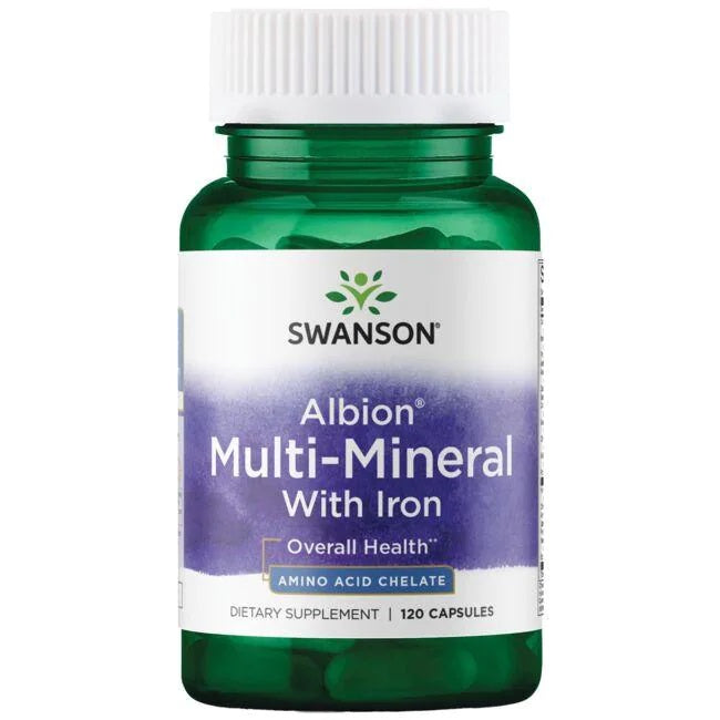 Albion Multi-Mineral with Iron - 120 caps - Swanson
