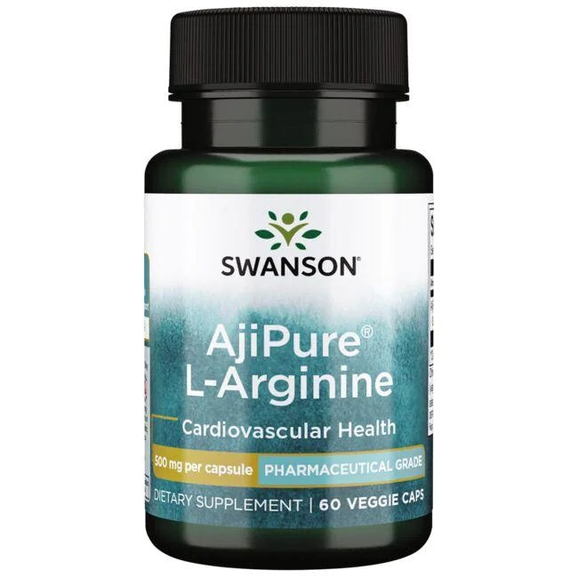 AjiPure L-Arginine, 500mg - 60 vcaps - Swanson