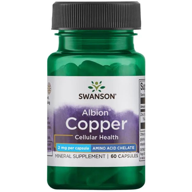 Albion Copper, 2mg - 60 caps - Swanson