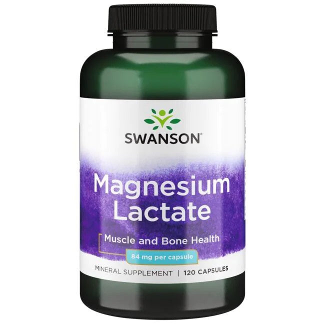 Magnesium Lactate, 84mg - 120 caps - Swanson