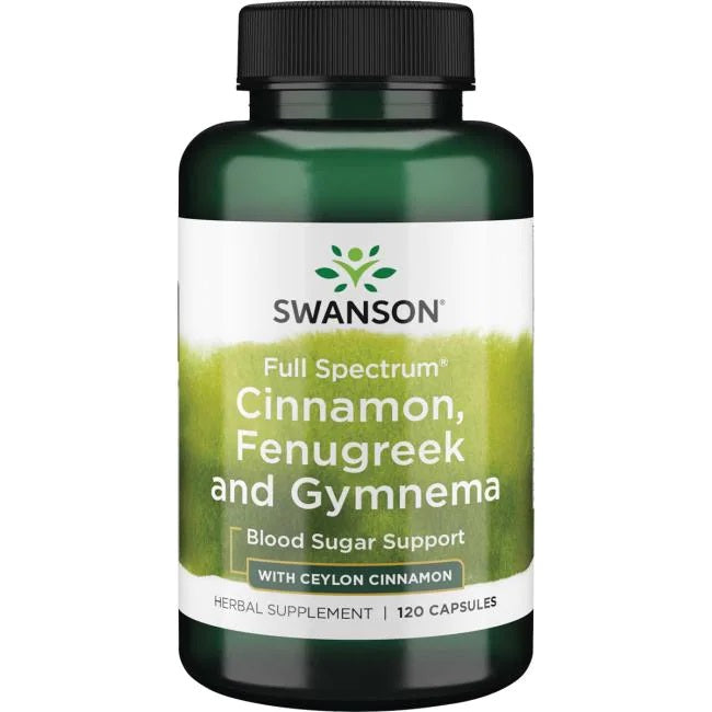 Full Spectrum Cinnamon, Fenugreek and Gymnema - 120 caps - Swanson