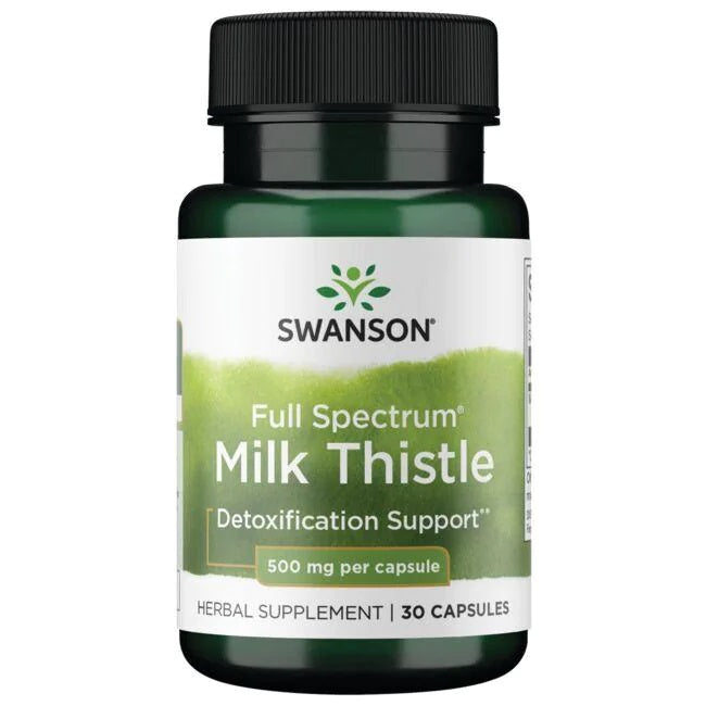 Full Spectrum Milk Thistle, 500mg - 30 caps - Swanson