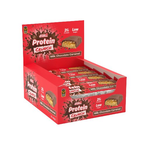 Applied Protein Crunch Bar, Milk Chocolate Caramel - 12 x 62g - Applied Nutrition