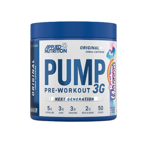 Pump 3G Pre-Workout, Rainbow Unicorn - 375 grams - Applied Nutrition