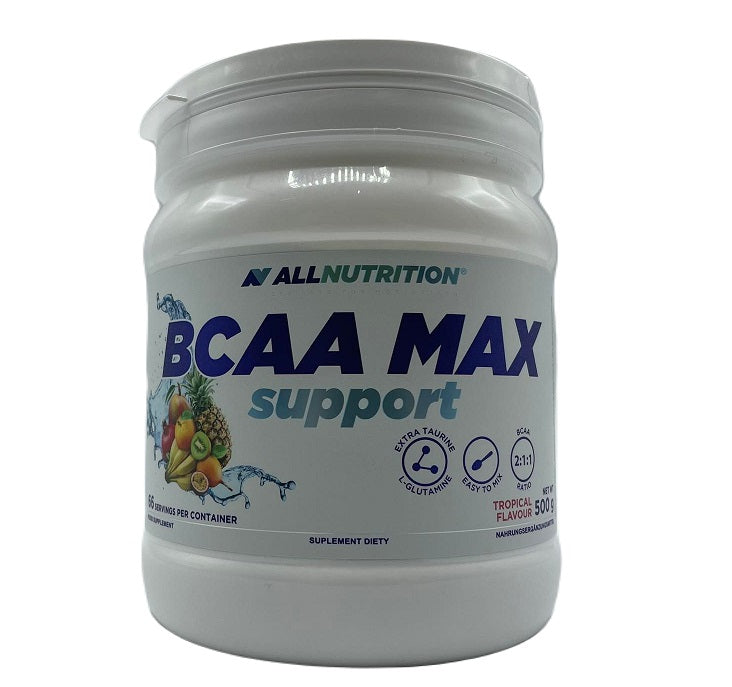 BCAA Max Support, Tropical - 500 grams - Allnutrition