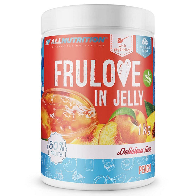 Frulove In Jelly, Peach - 1000 grams - Allnutrition
