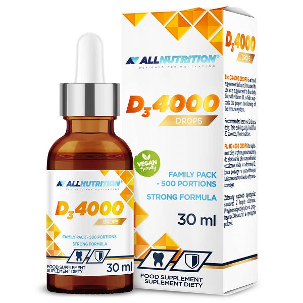 Vit D3 4000 Drops - 30 ml. - Allnutrition