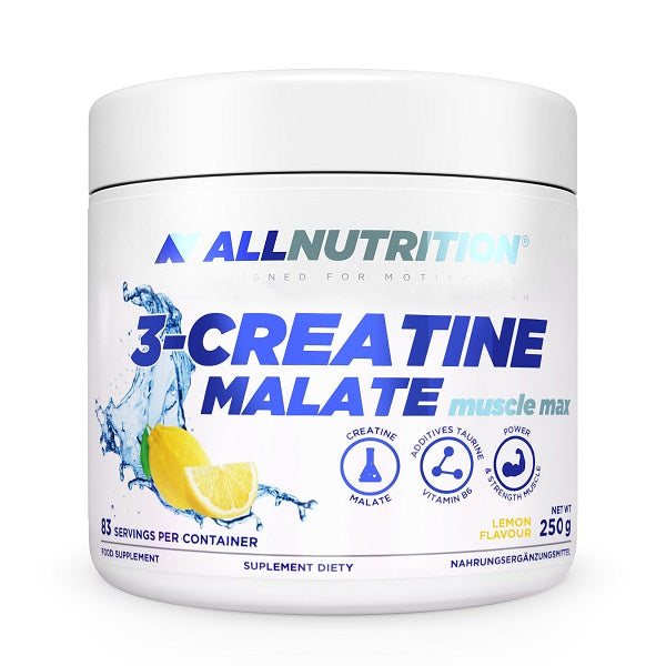 3-Creatine Malate, Lemon - 250 grams - Allnutrition
