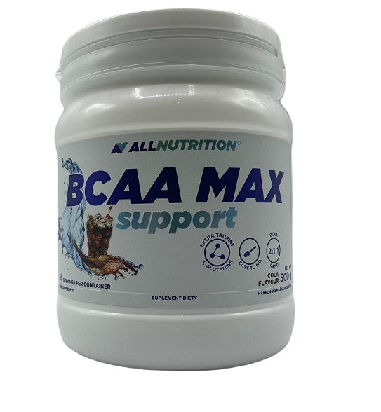 BCAA Max Support, Cola - 500 grams - Allnutrition