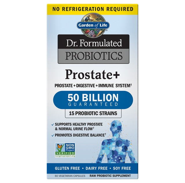 Dr. Formulated Probiotics Prostate+ - 60 vcaps - Garden of Life