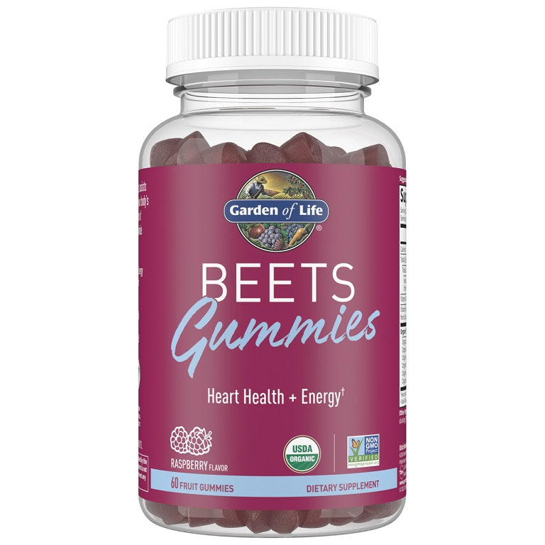 Beets Gummies, Raspberry - 60 gummies - Garden of Life