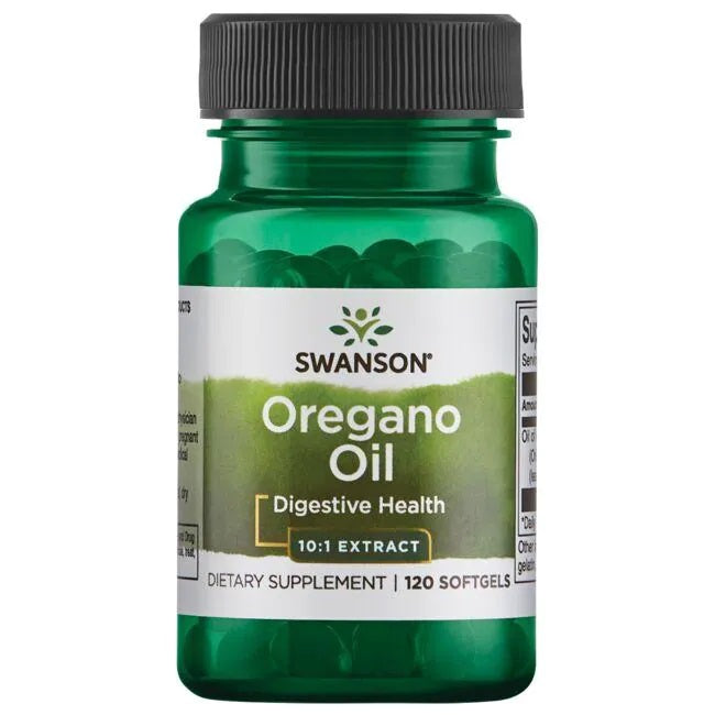 Oregano Oil 10:1 Extract - 120 softgels - Swanson