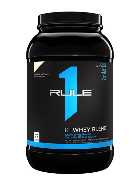R1 Whey Blend, Vanilla Ice Cream - 891 grams - Rule One