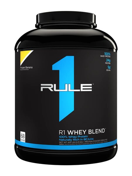 R1 Whey Blend, Frozen Banana - 2210 grams - Rule One