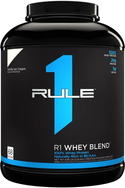 R1 Whey Blend, Vanilla Ice Cream - 2240 grams - Rule One