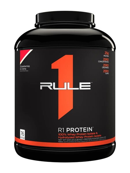 R1 Protein, Strawberries & Creme - 2280 grams - Rule One