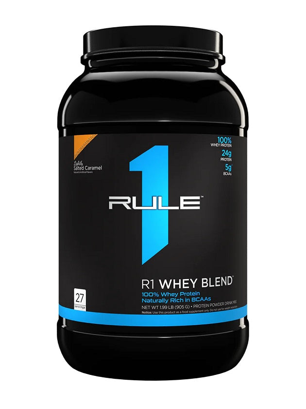 R1 Whey Blend, Lightly Salted Caramel - 905 grams - Rule One