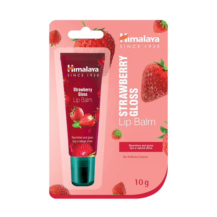 Strawberry Gloss Lip Balm - 10 grams - Himalaya
