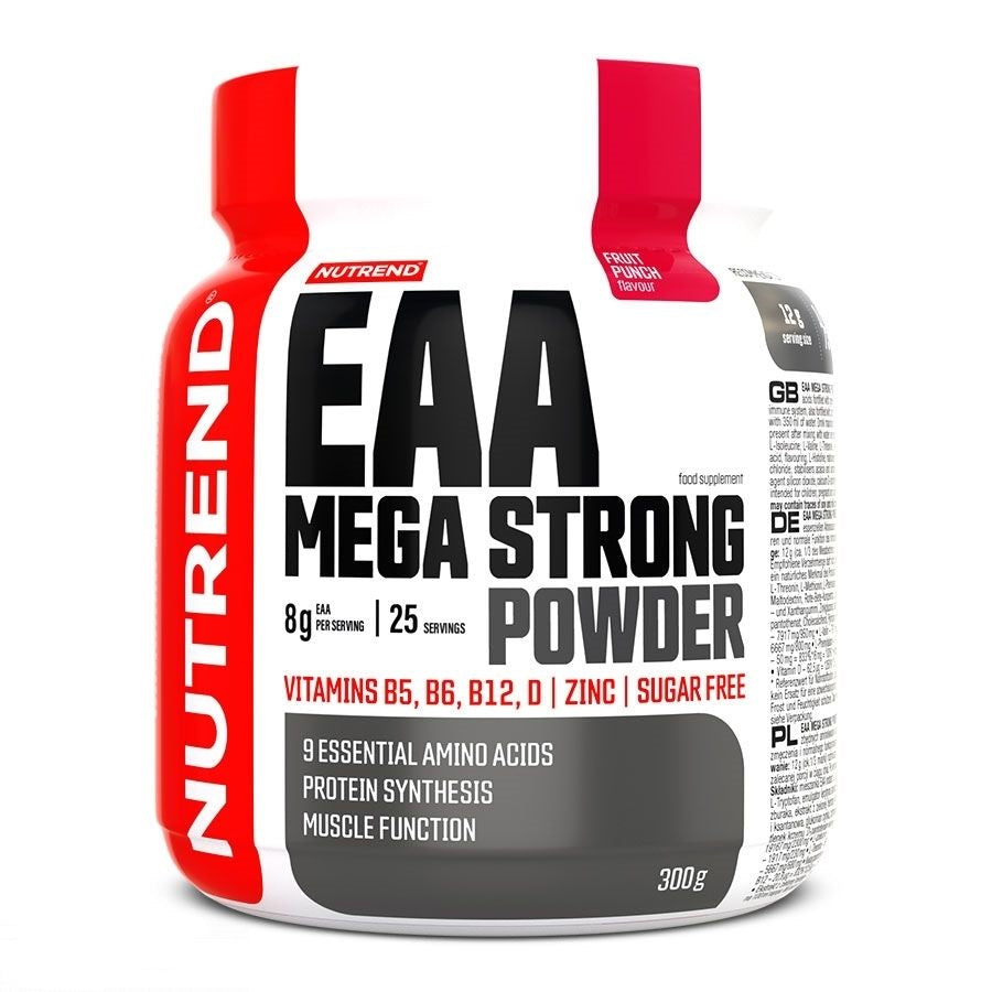 EAA Mega Strong Powder, Fruit Punch - 300 grams - Nutrend