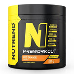 N1 Pre-Workout, Red Orange - 255 grams - Nutrend