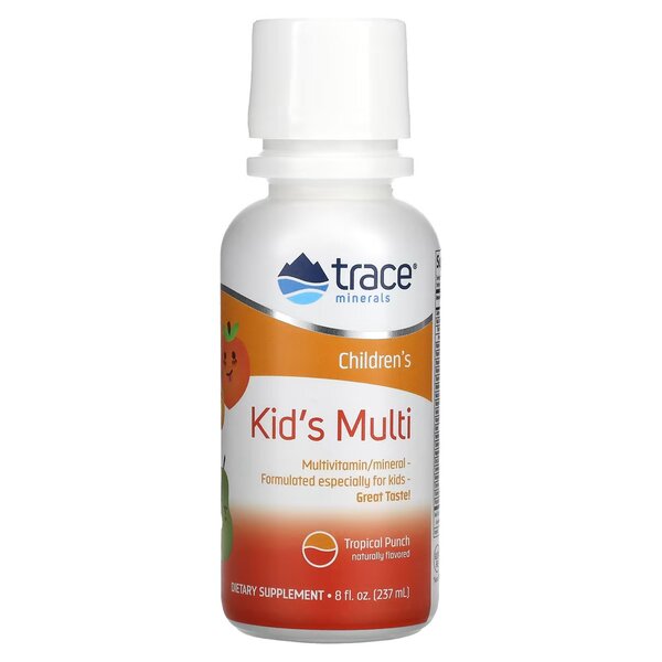 Children's - Kid's Multi, Tropical Punch - 237 ml. - Trace Minerals