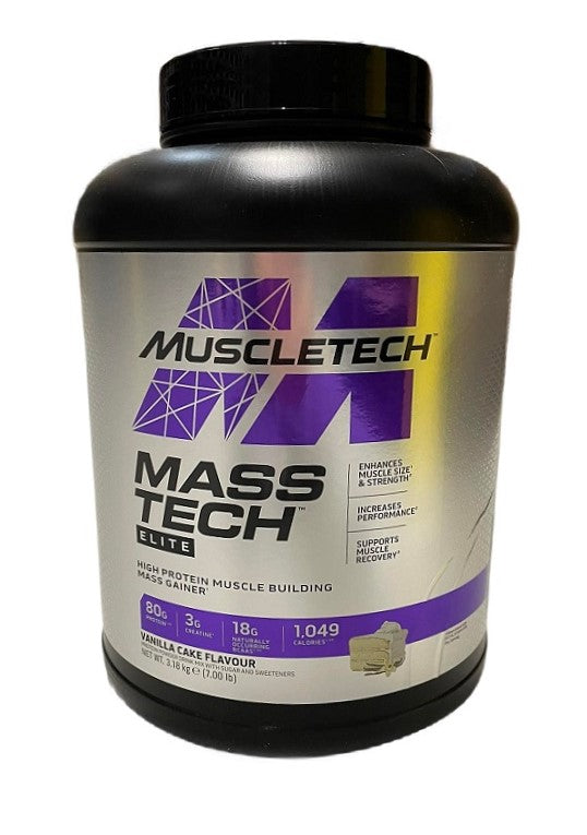 Mass-Tech Elite, Vanilla Cake - 3180 grams - MuscleTech