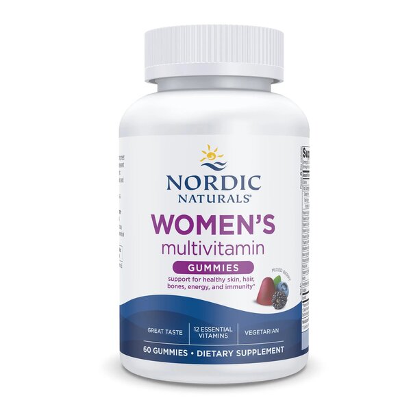 Women's Multivitamin Gummies, Mixed Berry - 60 gummies - Nordic Naturals