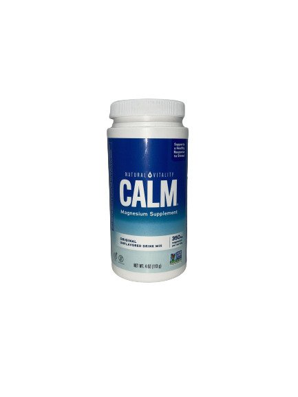 Calm Magnesium Powder, Unflavoured - 113 grams - Natural Vitality